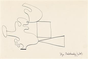 ILYA BOLOTOWSKY (1907 - 1981, RUSSIAN/AMERICAN) Untitled, (Double Sided) and Untitled, (Sketch), (Pair)